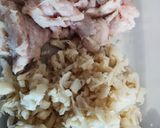 Foto langkah ke 1 dari resep Dimsum Siomay Ayam Jamur.