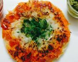 A picture of step 7 of Rava Uttapam.
