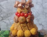 Foto langkah ke 8 dari resep Lauk Tower Ultah.