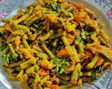 चौलाई फली की सूखी सब्जी(chaulai phali ki sabzi recipe in hindi) रेसिपी चरण 3 फोटो