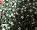 Bhindi recipe step 1 photo