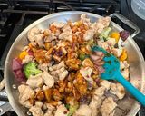 A picture of step 4 of General Tso Chicken.