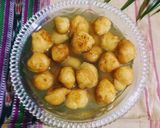 A picture of step 4 of Bengali Rosh Bora / Sweet Lentil Dumplings.