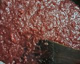 A picture of step 3 of Strawberry Burfi.