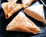 Une image de l'étape 5 de Samoussas de boeuf et porc réalisés avec des wraps 😊.