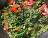 A picture of step 5 of Palak in Bihari Style.