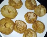 A picture of step 2 of Dahi sev puri.