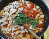 Bakonyi csirkecomb recept fázis 4 fotója
