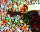 A picture of step 7 of Beef minced Pizza🍕.