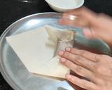 A picture of step 14 of Veg noodles spring rolls.