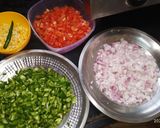 A picture of step 1 of Veg pizza.