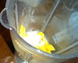 A picture of step 2 of IGLOO style Mango icecream.