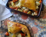 Foto del paso 9 de la receta: Contramuslos de pollo asados con limón y vinagre