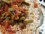 لوبيا(فاصوليا خضراء) على طريقتي 😍