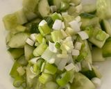 A picture of step 3 of Spicy cucumber salad.