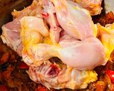 A picture of step 3 of Chicken Masala.