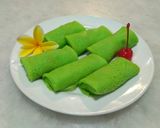 Foto langkah ke 4 dari resep Dadar gulung kelapa jagung.