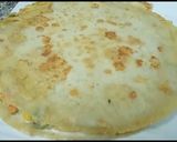 A picture of step 9 of Breakfast quesadilla||Stuffed Tortilla||Tortilla egg and cheese.