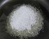 A picture of step 3 of Makhandi halwa.