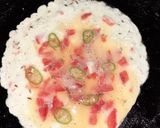 A picture of step 2 of Desi Sandwich.