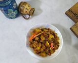 A picture of step 5 of Masaledaar gobhi aaluu.