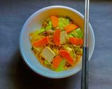 A picture of step 8 of Vegan Yakisoba - Japanese one pot noodles.