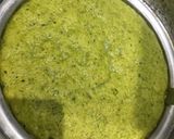 A picture of step 3 of Spinach Khaman Dhokla.