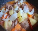 Hình bước làm 2 của món Đuôi heo nấu pate