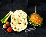 A picture of step 6 of Baingan Bharta With Bajra Roti Ringana No Olo With Bajara Rotlo.