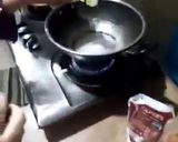 A picture of step 2 of Nest veggie Singaporean rice.