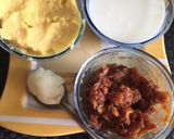 A picture of step 1 of Dates and moong dal halwa.