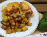 Foto langkah ke 5 dari resep Bratkartoffeln Versi Vegan - Kentang Goreng Jerman Tanpa Bacon.
