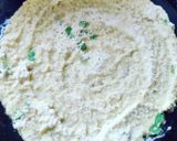 A picture of step 4 of Horsegram palak dosa roll.