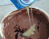 Foto langkah ke 4 dari resep Brownies kukus dengan ganache & cherry.