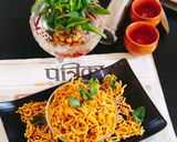 A picture of step 5 of Tomato sev (khasta tamatra namkeen sev).
