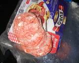 Sandwich of pepperoni and egg recipe step 1 photo