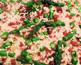 Foto del paso 3 de la receta Risotto de espárragos trigueros y Cecina