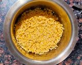 A picture of step 1 of Moong Dal Moradabadi.