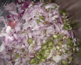 A picture of step 1 of Besan chilla.