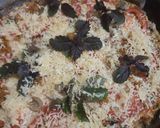 A picture of step 7 of Pizza (chicken pizza with spinach).