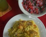 Foto del paso 1 de la receta: Arroz a la jardinera con ensalada criolla y su limonada HB