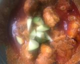 A picture of step 5 of Fish Mango Curry.