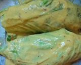 A picture of step 7 of Maggi Cabbage Patra.