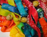Rainbow spaghetti/pasta#familyfriendly recipe step 19 photo