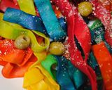A picture of step 19 of Rainbow spaghetti/pasta#familyfriendly.
