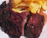 Foto del paso 4 de la receta: Bola de lomo al vino tinto con papas