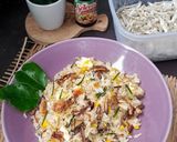 Foto langkah ke 5 dari resep Nasi Goreng Teri Daun Jeruk.