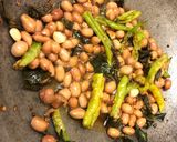 A picture of step 1 of Raw mango chitrannam.
