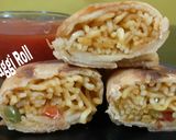 A picture of step 7 of Atta Maggi Roll.
