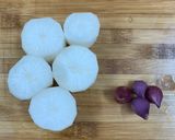 Hình bước làm 5 của món Cháo yến mạch nghêu (Ngao) nấu củ cải trắng [Eat clean - Lose weight]